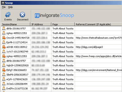 Reinvigorate Scoop - view whos browsing your site in realtime. Reinvigorate Scoop - view whos browsing your site in realtime.