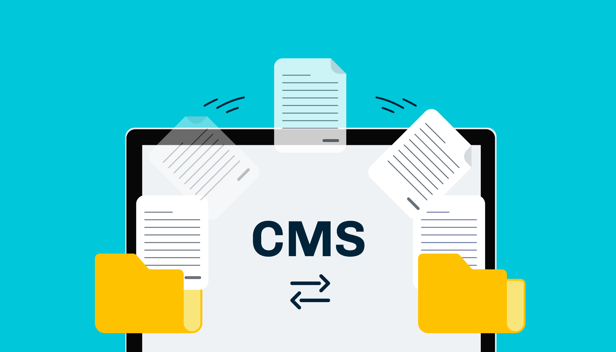 content management system graphic