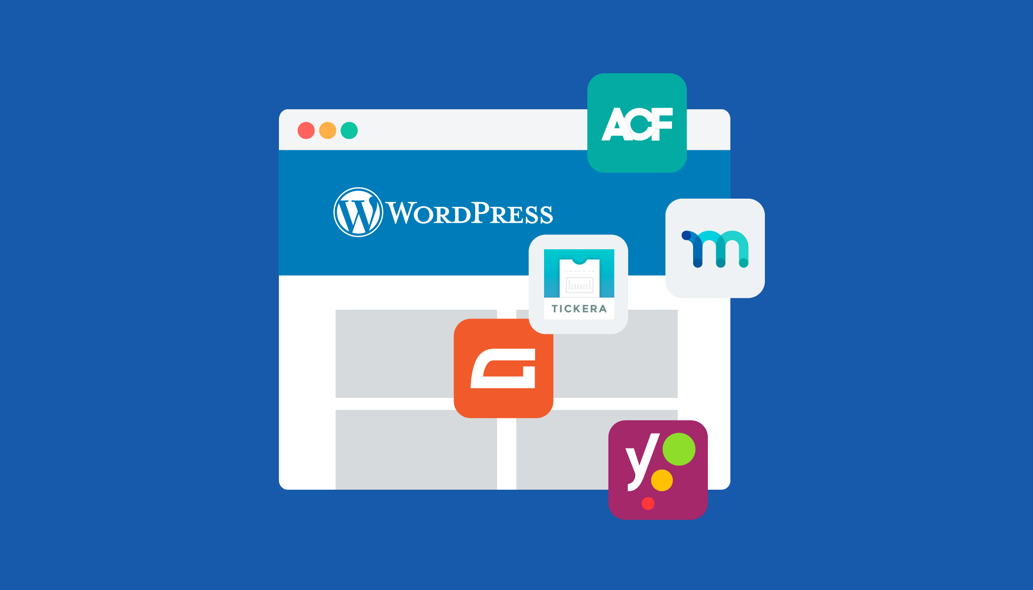 four popular wordpress plugins