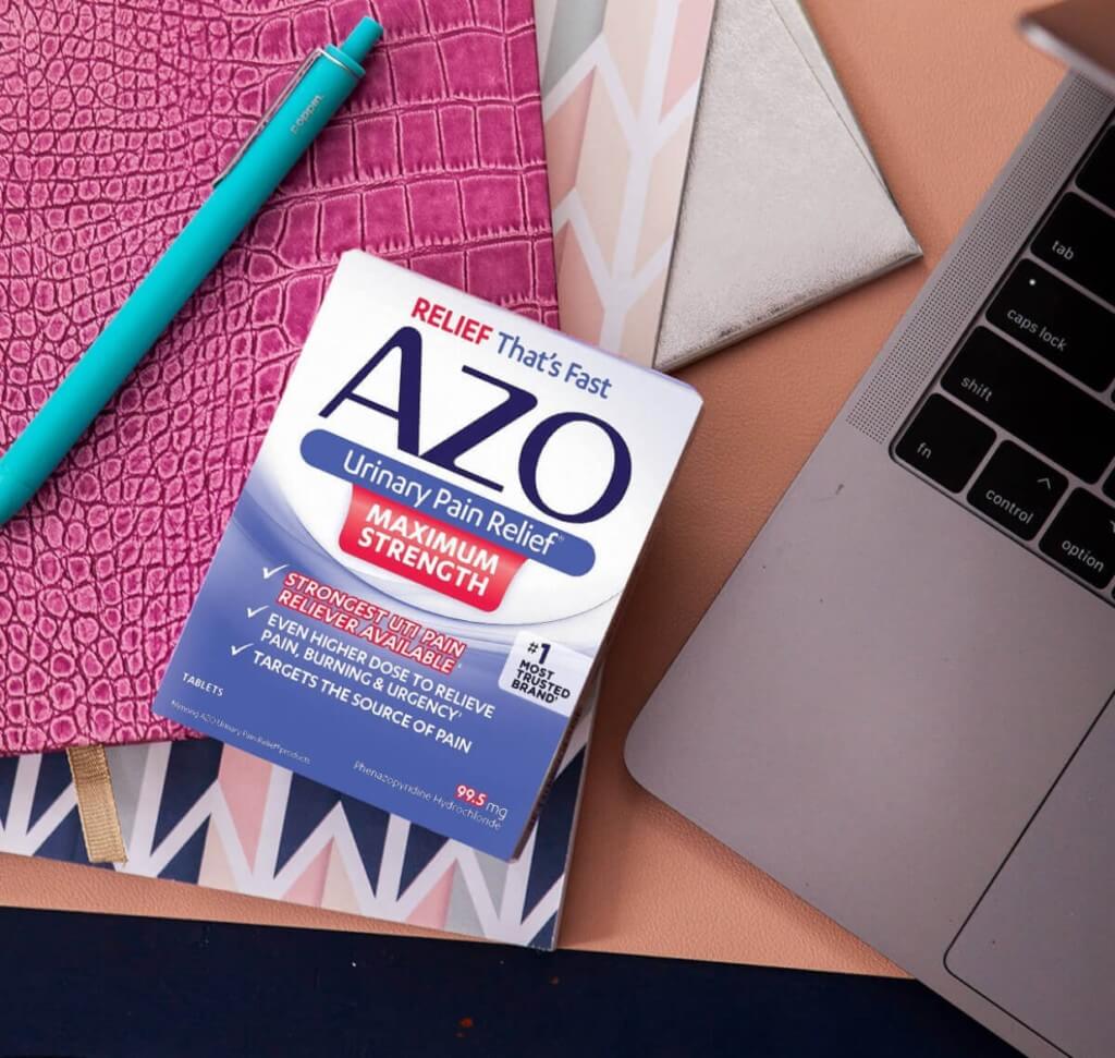 AZO urinary pain product lifestyle image