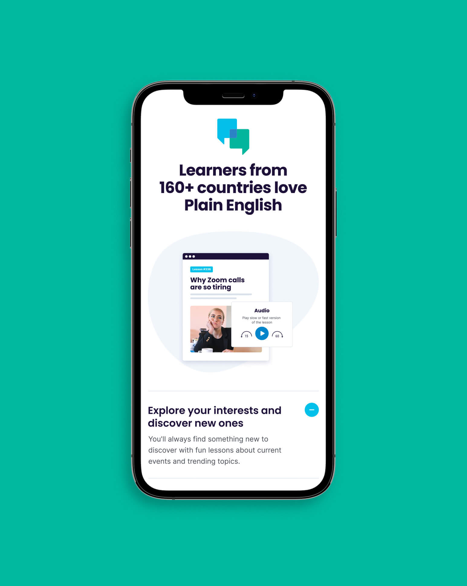 Plain english how it works mobile section